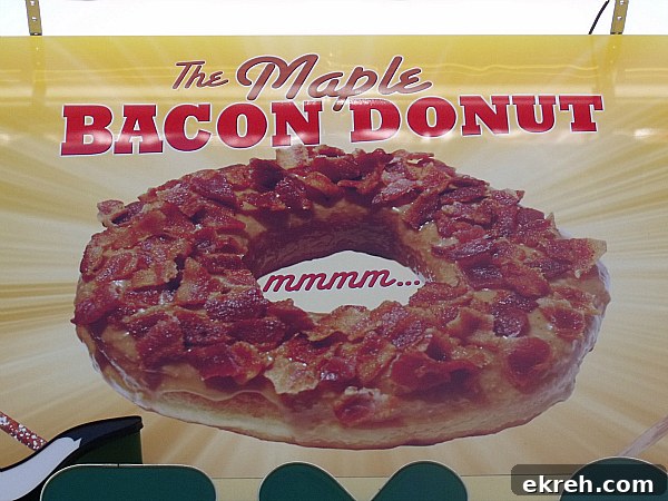 OC Fair Maple Bacon Donut