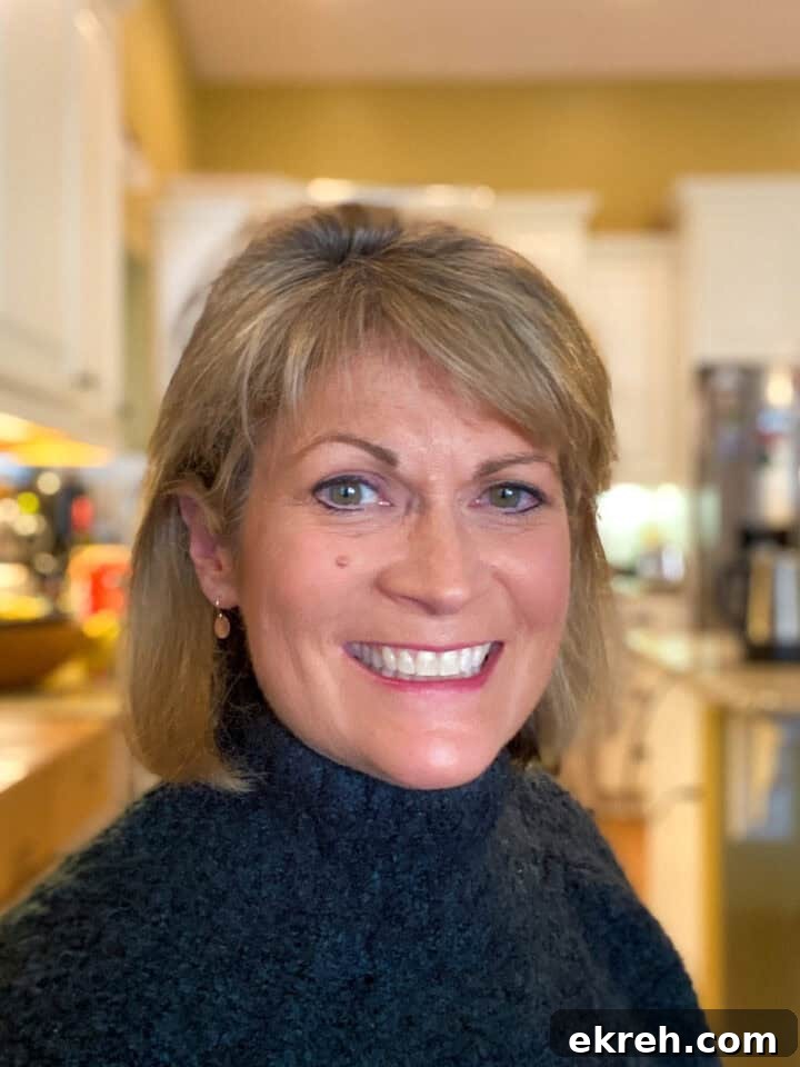 Melinda Keckler in her kitchen.