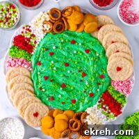grinch frosting board