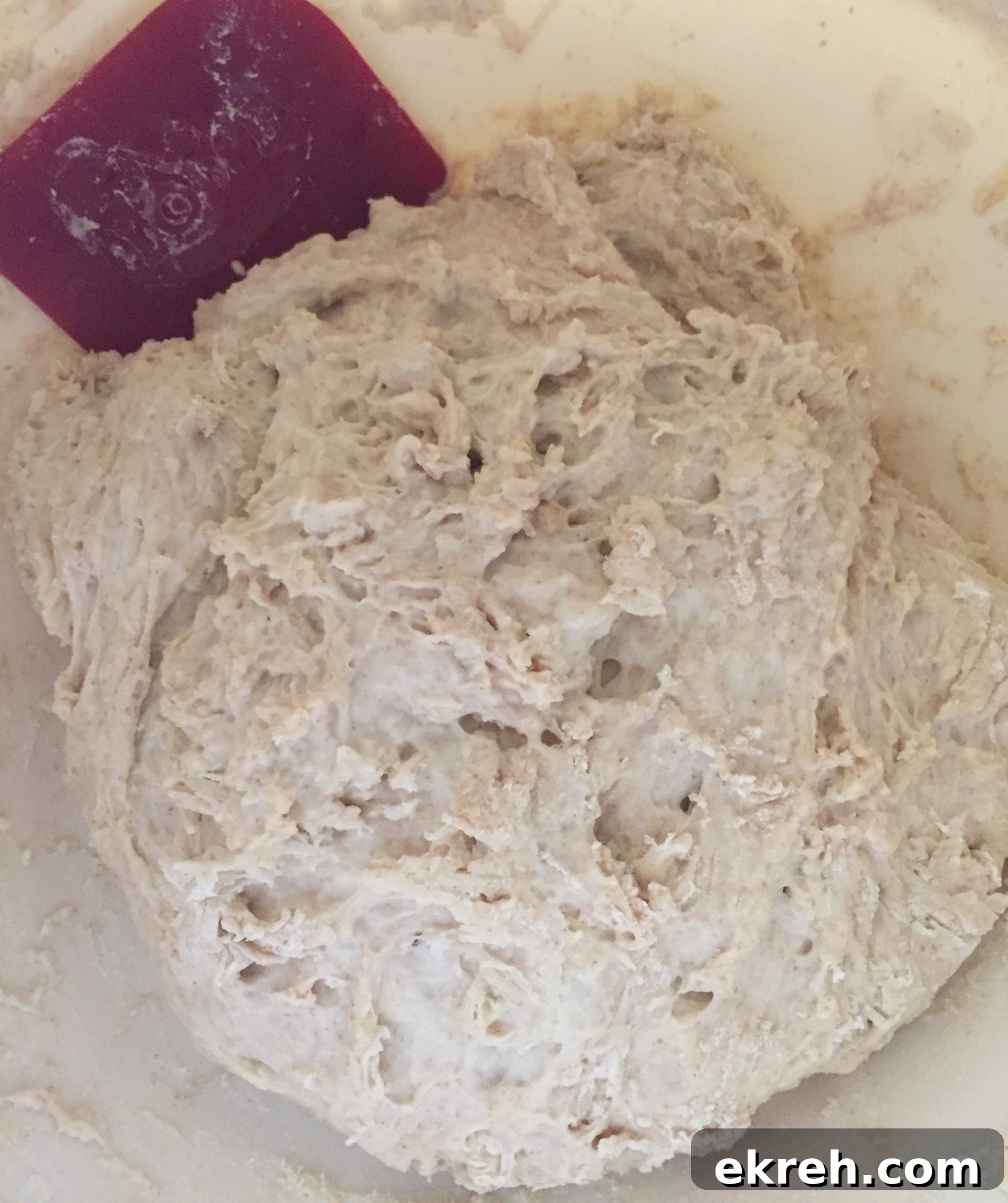 Dough ready for kneading