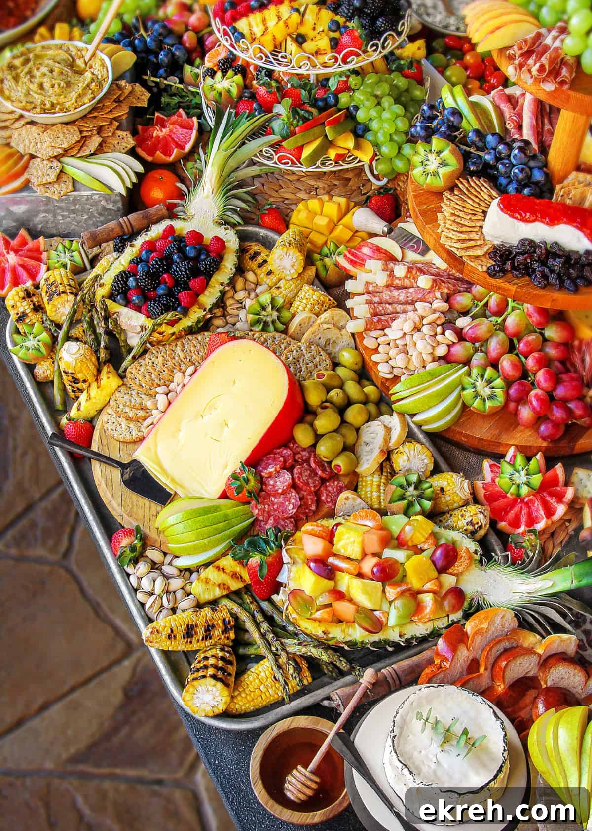 How to Build a Stunning Summer Grazing Table 7 Summer Grazing Table by The BakerMama