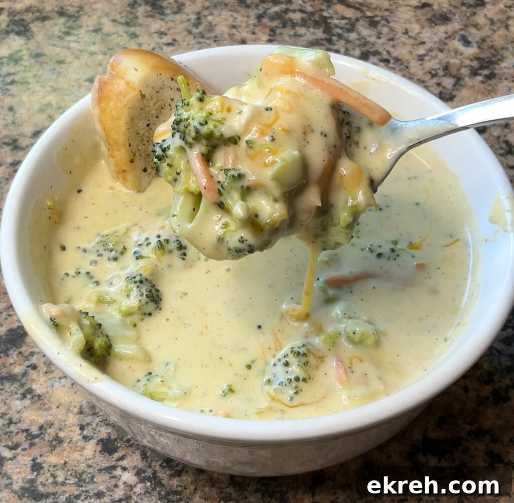 Homemade Creamy Broccoli Cheddar Soup Recipe 2 Broccoli Cheddar Soup