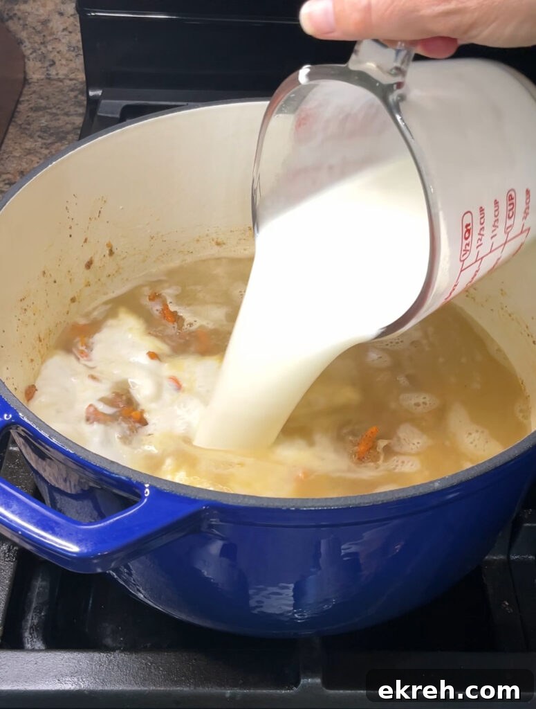 Homemade Creamy Broccoli Cheddar Soup Recipe 16 Creamy soup base