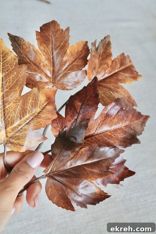 fall leaf decor ideas