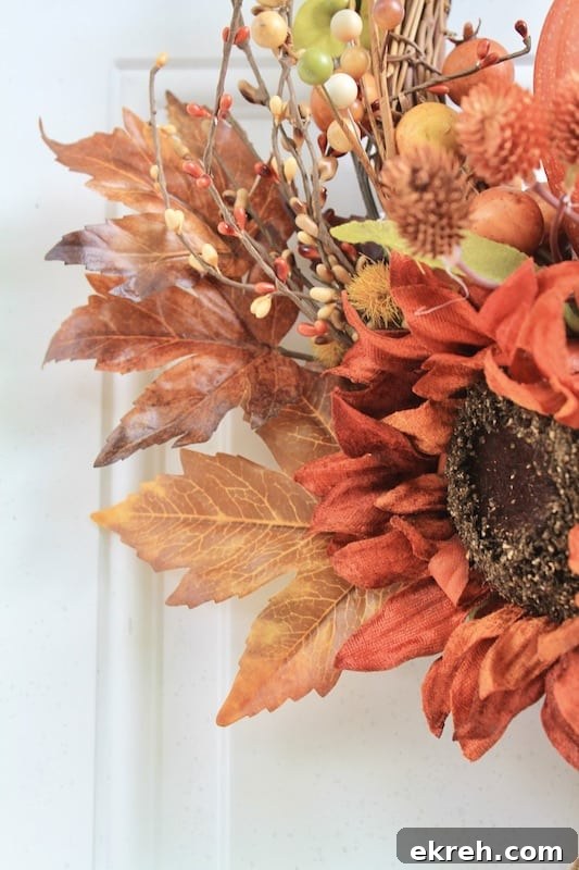 easy diy pumpkin wreath or fall wreath