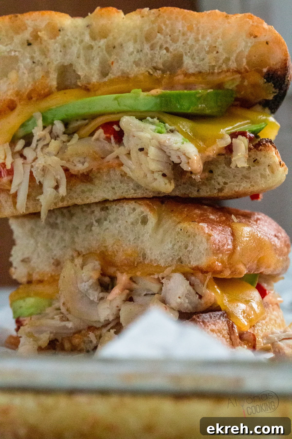 chipotle chicken panini sandwich