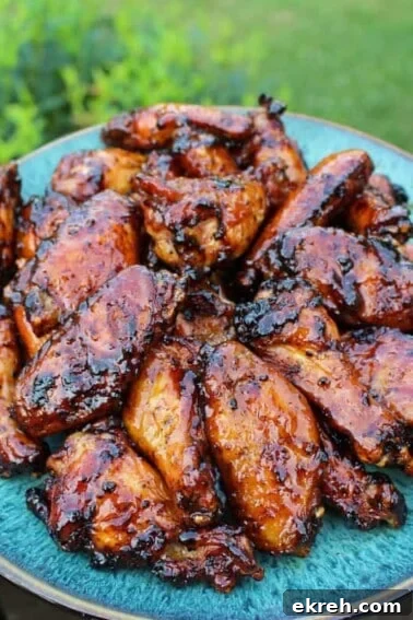 Maple with this Peach Sticky Wings