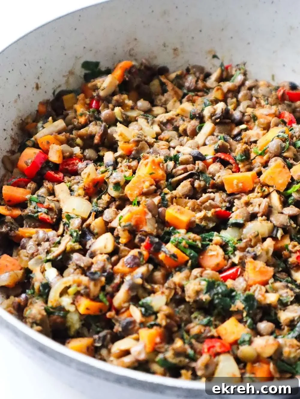 lentil mixture