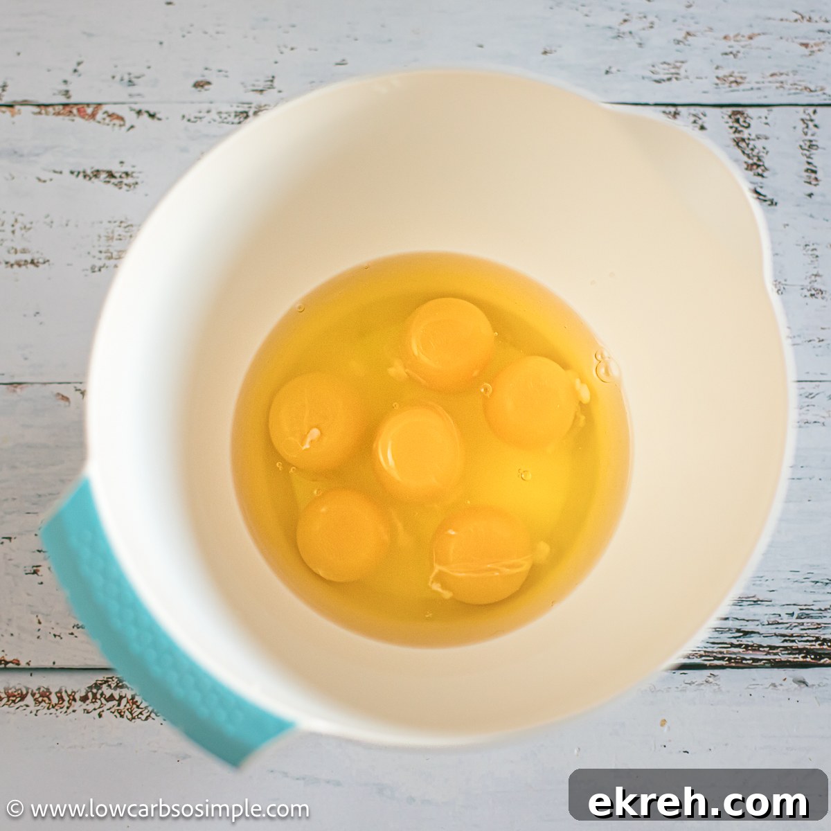 Dairy-Free Carnivore Egg Muffins for Meal Prep 3 Six Eggs in a Bowl | Low-Carb, So Simple