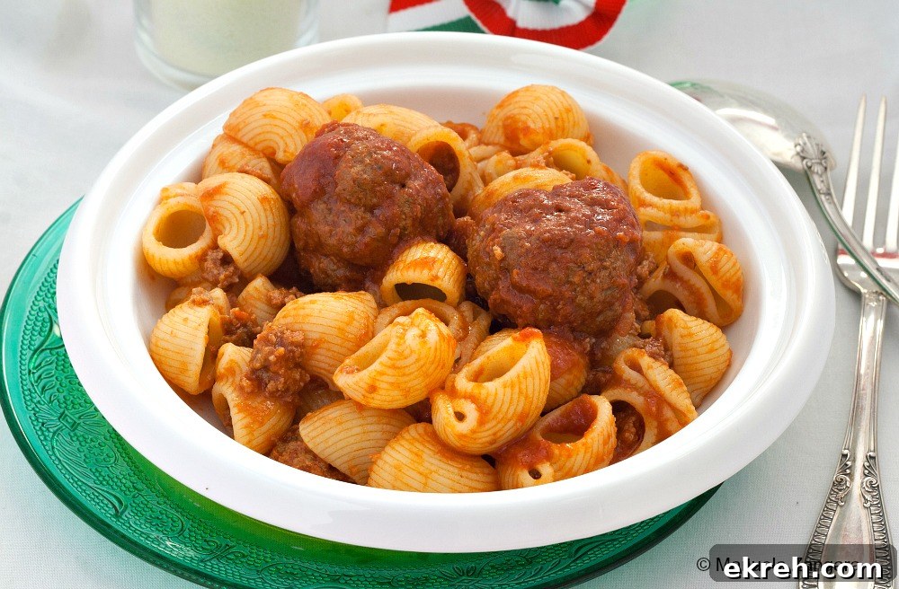 Pasta with Meatballs