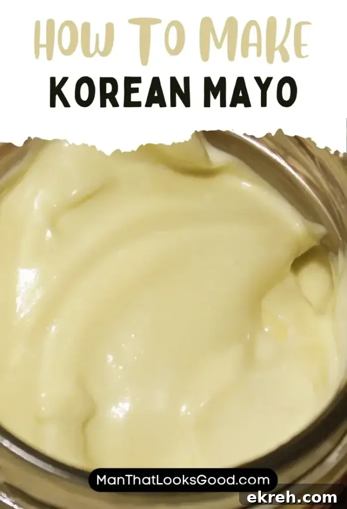Finished Korean mayo
