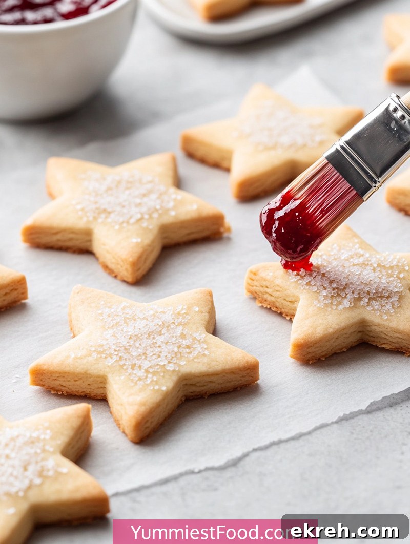Sugar Plum Shortbread Cookies