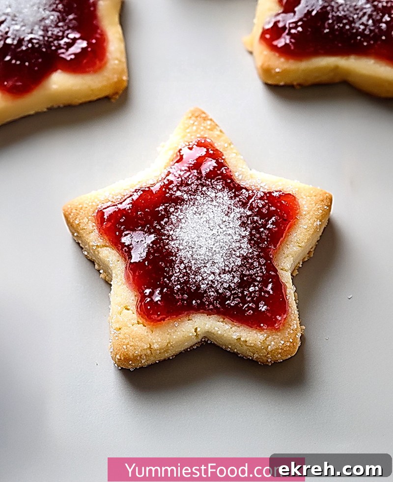 Sugar Plum Shortbread Cookies