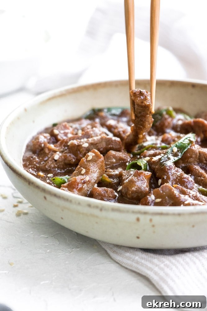 Saucy Mongolian Beef - Gluten-Free