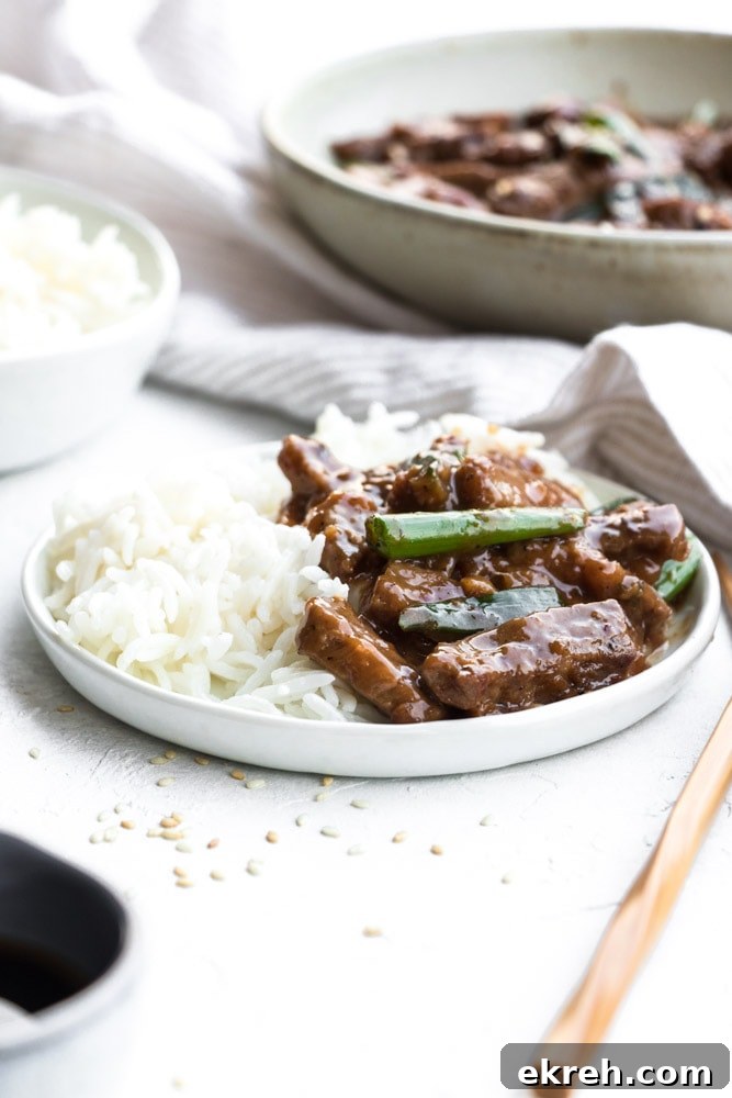 Saucy Mongolian Beef - Gluten-Free
