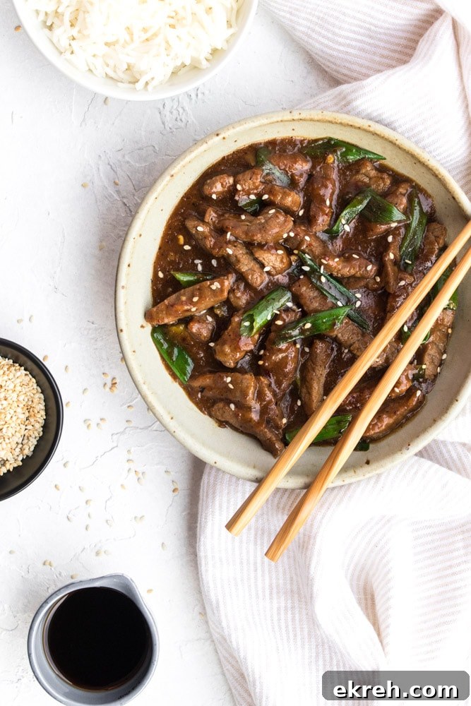 Saucy Mongolian Beef (Gluten-Free)
