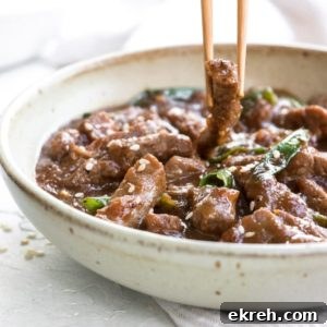 Saucy Mongolian Beef - recipe image