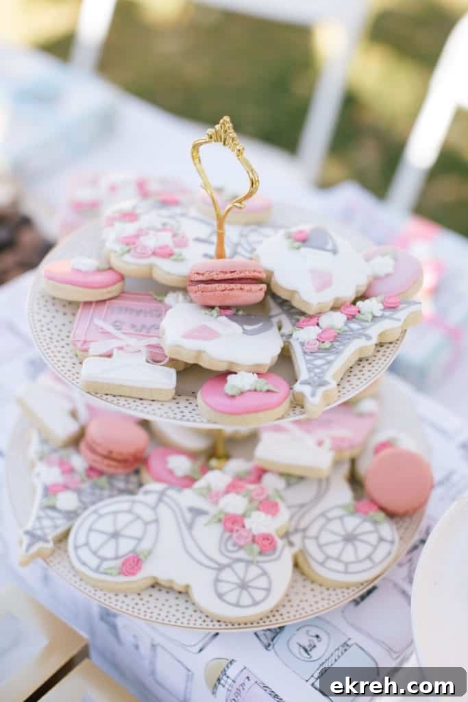 Pretty in Paris Themed Party Paris party setup