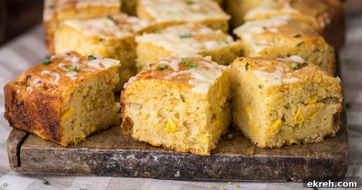 Cheddar and Chive Skillet Cornbread Recipe 7 img 26784 10