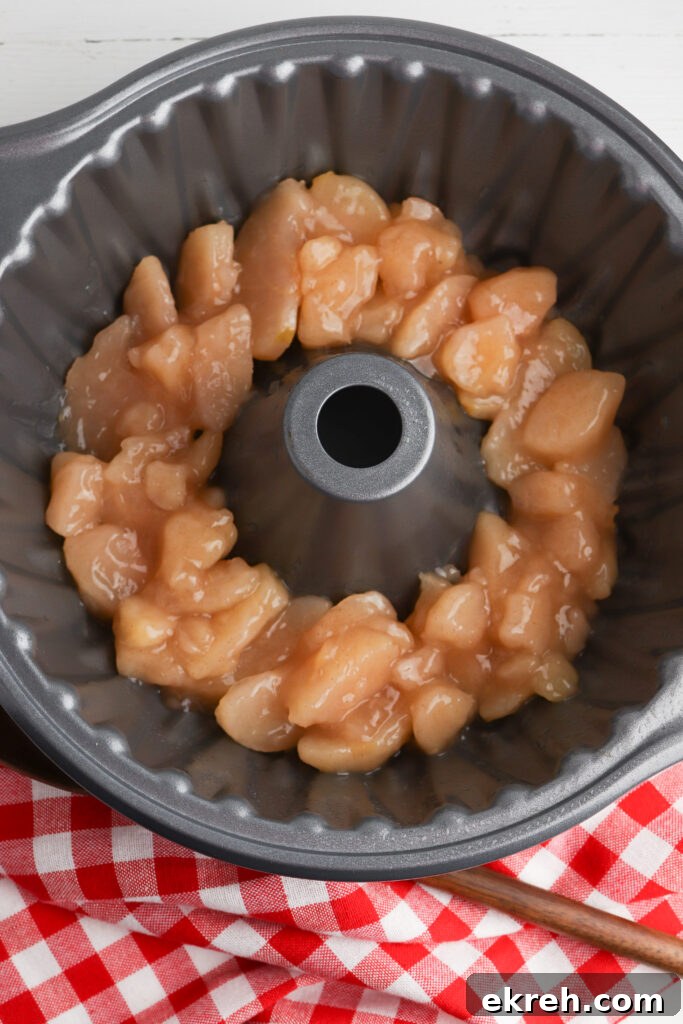 How to Make Caramel Apple Upside-Down Cake 4 Whole caramel apple upside down cake
