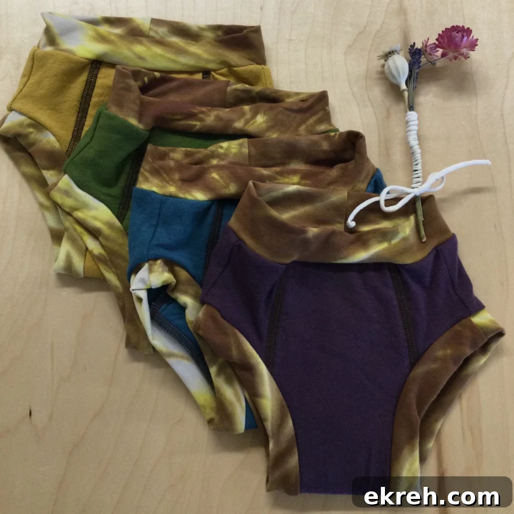 Hemp Underwear: Sustainable, Skin-Friendly Benefits 8 four pieces of hemp underwear for kids from Circle Creations