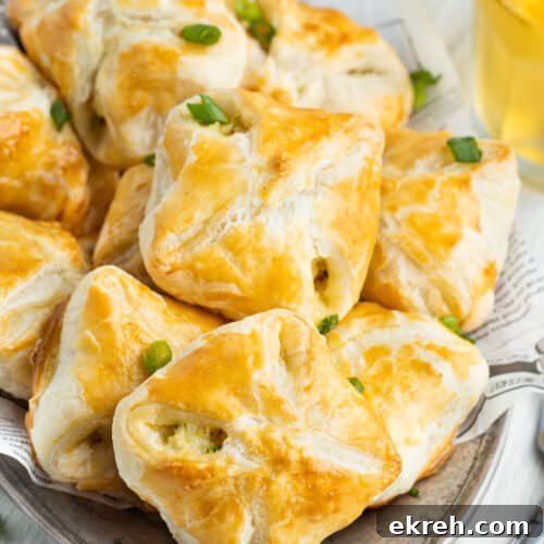 Small preview of baked potato leek puff pastry bites