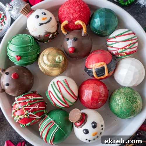 Christmas hot cocoa bombs featured image