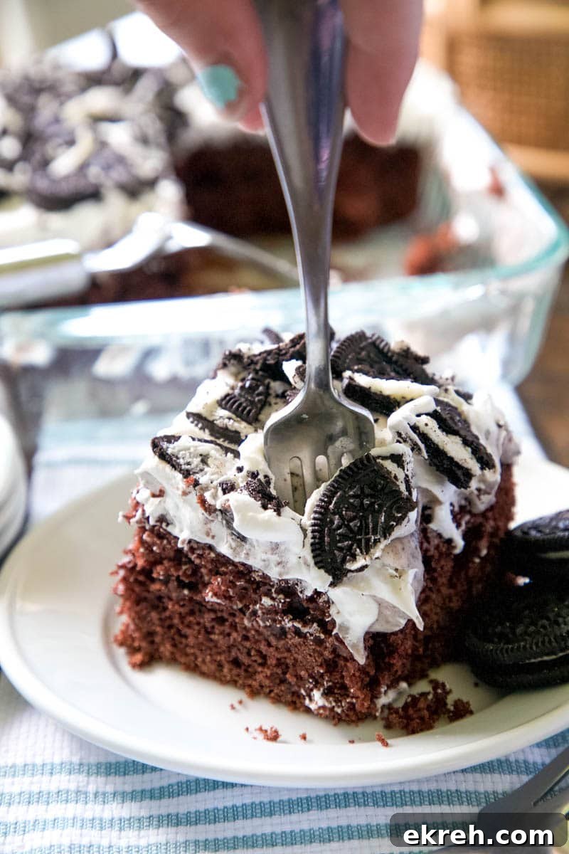 oreo poke cake oreo poke cake