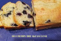 Blueberry Breakfast Loaf Recipe with Lemon Glaze