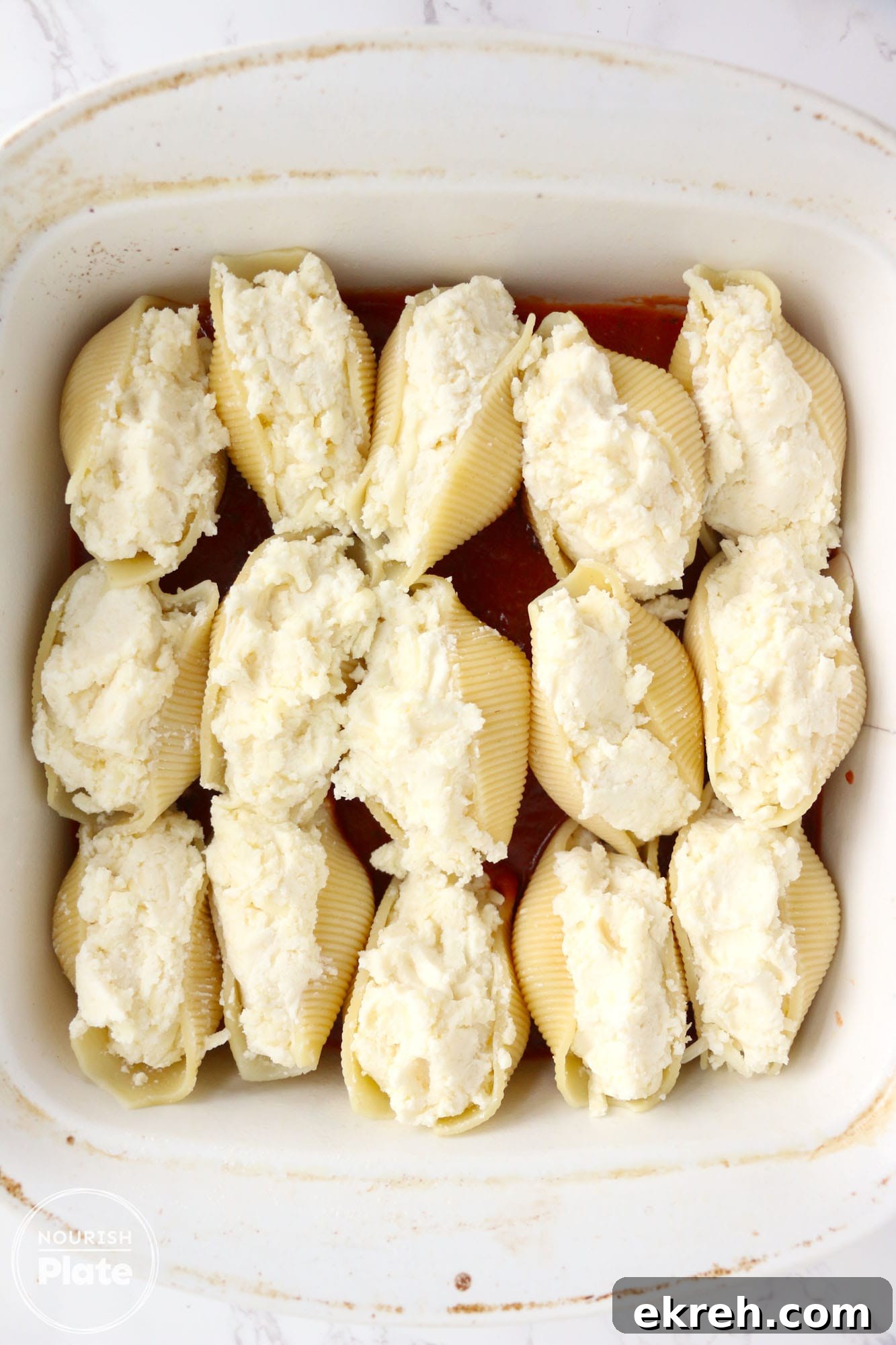 Olive Garden Stuffed Shells Copycat Recipe 8 Step 4: stuff shells