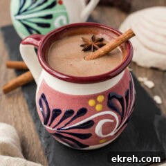 Champurrado Recipe: Authentic Mexican Hot Chocolate 6 Close up photo of a mug of Champurrado