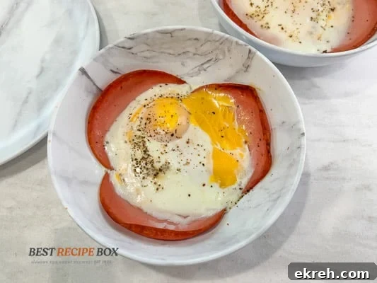 Microwaved bologna bowl