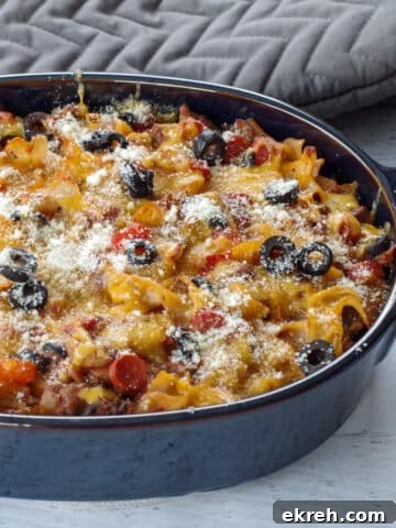 healthy pizza casserole