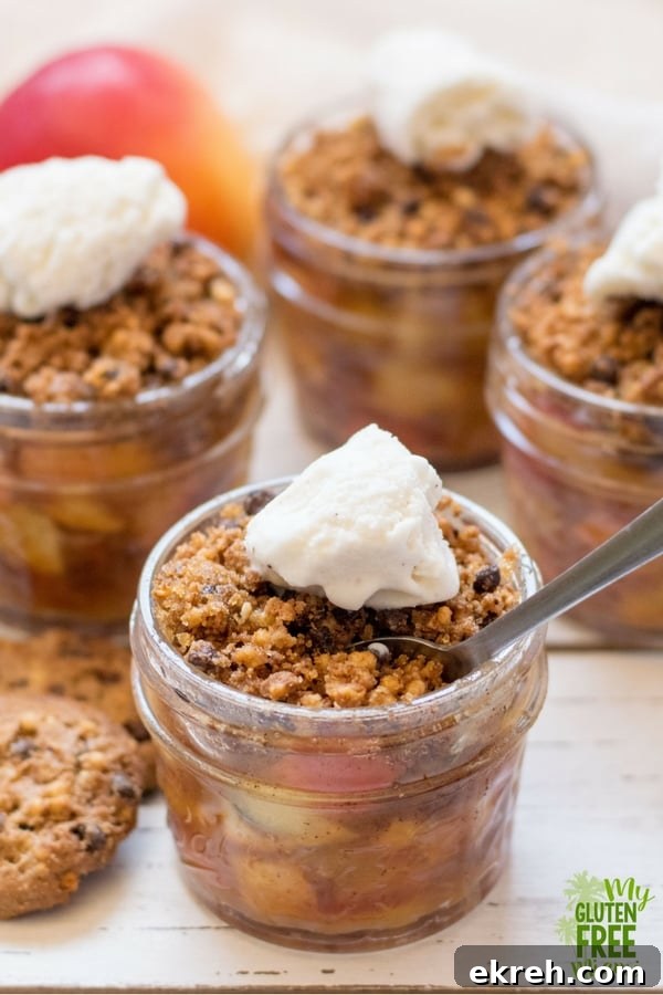 Single-Serve Gluten-Free Apple Crisp Ready in 20 Minutes 2 Quick and Easy Gluten Free Apple Crisp