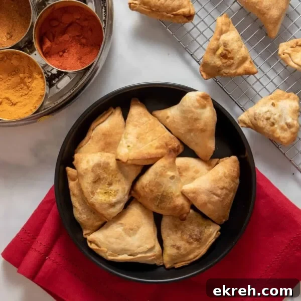 Healthy Baked or Air-Fried Samosas