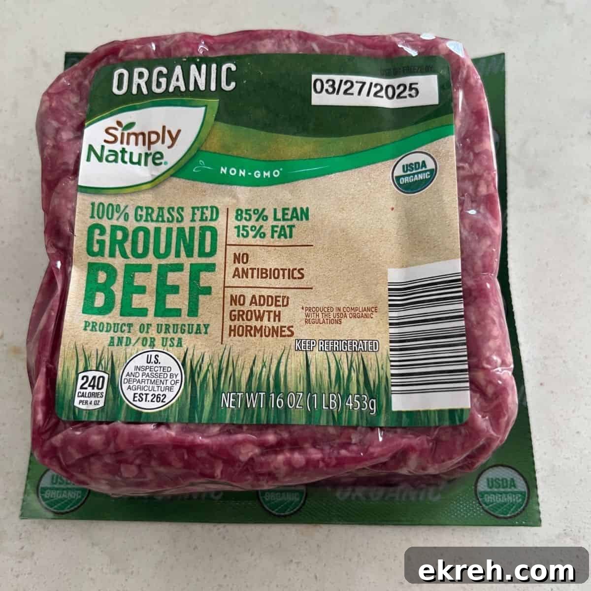 Ingredients needed for How to Cook Ground Beef.