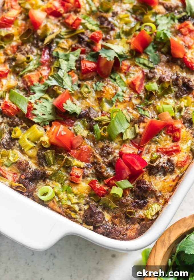 Dairy Free Mexican Breakfast Casserole