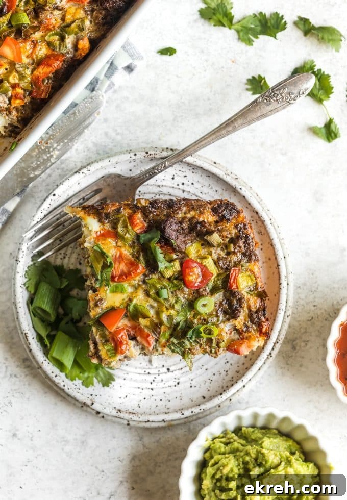 Baked Mexican Breakfast Casserole