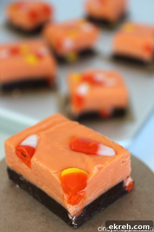 Easy Candy Corn Fudge