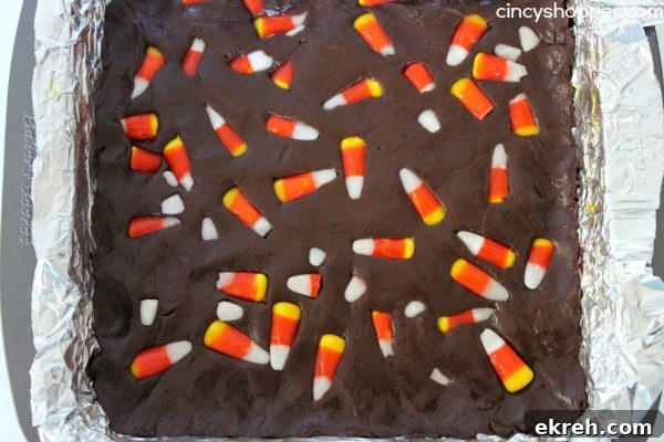 Easy Candy Corn Fudge Recipe 2