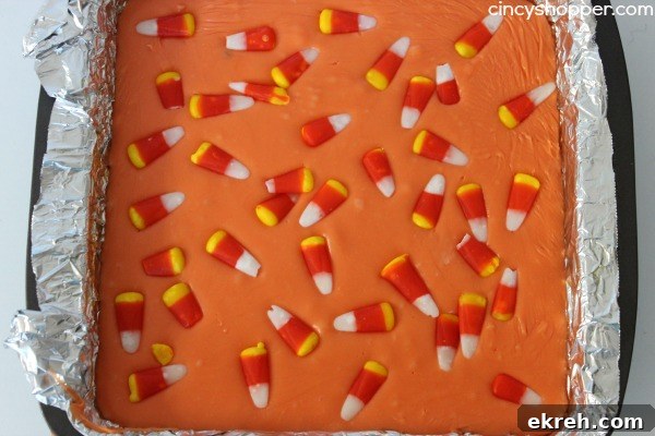 Easy Candy Corn Fudge Recipe 3