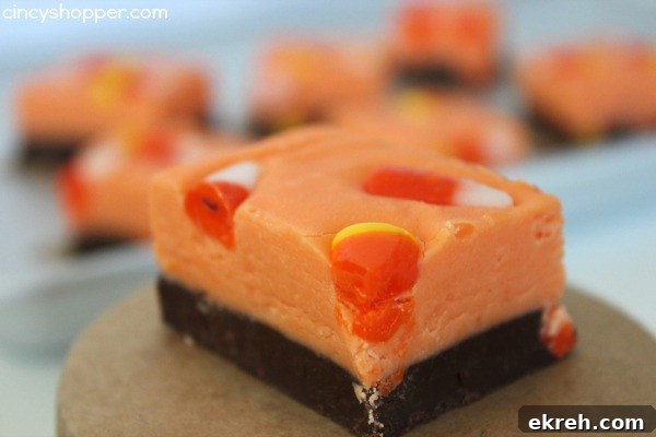 Easy Candy Corn Fudge Recipe 4