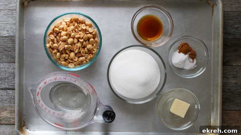 Peanut Brittle Ingredients