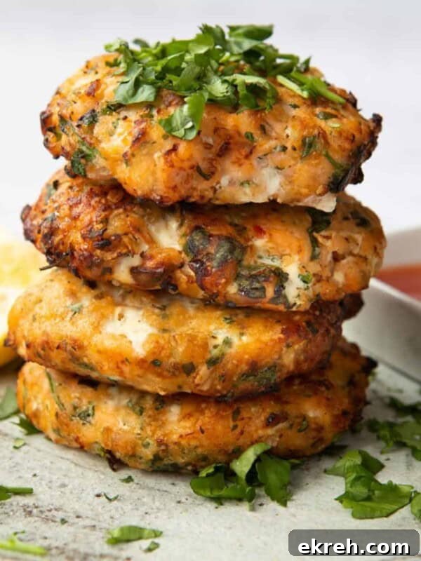 Sweet Chilli Salmon Fishcakes.