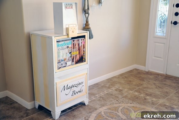Upcycled Newspaper Bin from Zestuous
