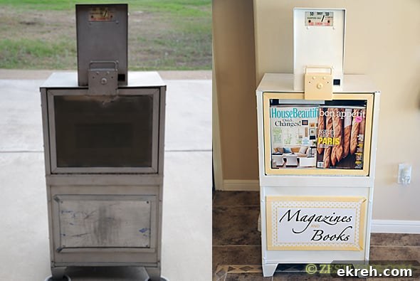 Upcycled Newspaper Bin from Zestuous