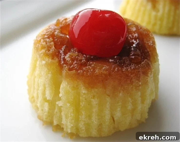 Mini Pineapple Upside-Down Cakes | sophisticatedgourmet.com