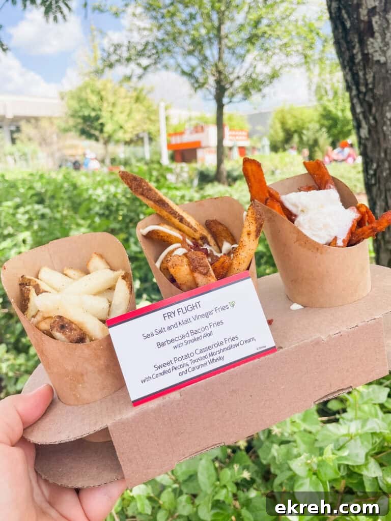 Fry Flight from Food and Wine Festival.