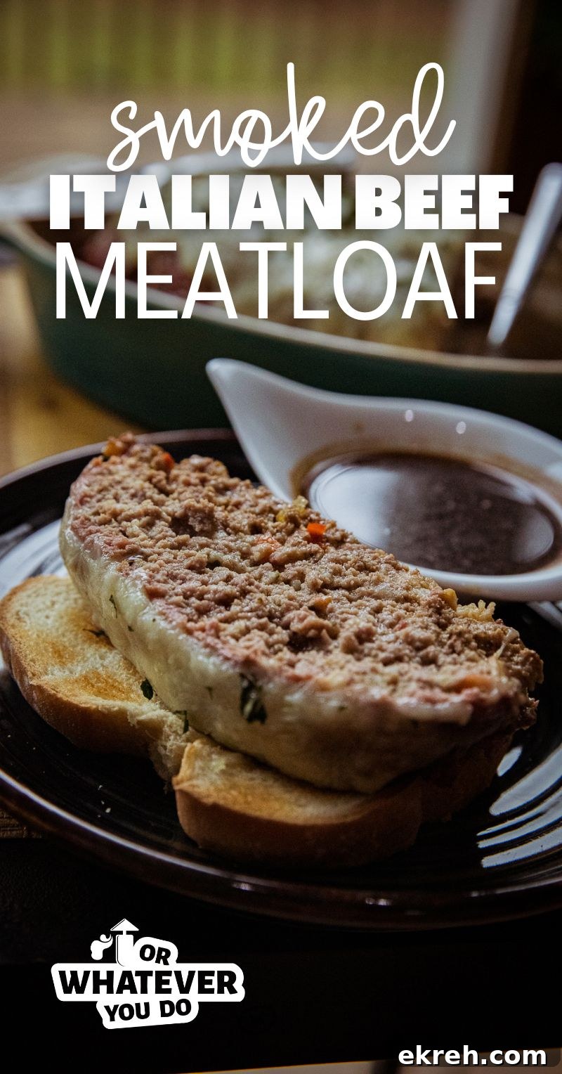 Smoked Italian Beef Meatloaf
