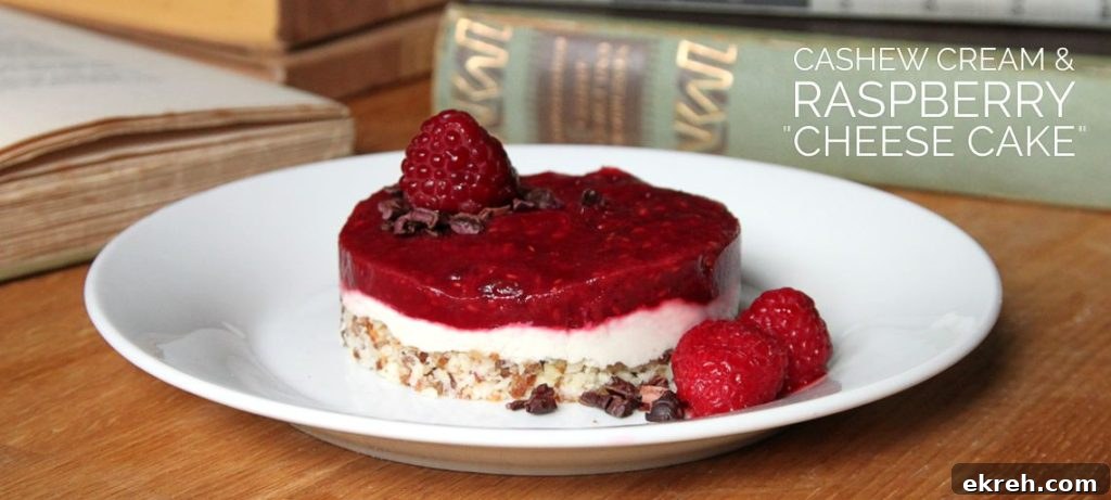 Raspberry Cashew Cream Cake Recipe 2 Cashew Cream Cake